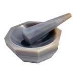 United Scientific Supplies MPA020 Mortar & Pestle Set, Agate Stone