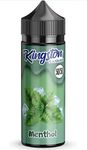 Kingston Vape Liquid 0mg Premium Quality No Nicotine 70/30 50/50 Fruit Flavours E Liquid 100ml Compatible with Idea go Ahead (Menthol 50vg)