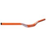 Funn Full On Mountain Bike Handlebar with Bar Clamp 31.8mm and Width 785mm, Tough and Lightweight Alloy Riser Handlebar for MTB, BMX and Road Bike, Rise 30mm MTB Handlebar (Orange)