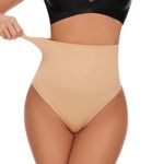 SEXYWG Shapewear Thong for Women Butt Lifter Mid Waist Tummy Tuck Knickers Compression Shapewear