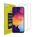 Avesfer for Samsung Galaxy A50 Screen Protector A50S A30S A30 A20 Tempered Glass Ultra-Clear 0.26mm Ultra Slim Screen Film,9H Hardness,Scratch Resistant Bubble Free Pack of 2