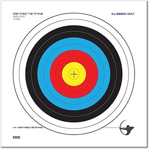 Perfect Strike Archery Targets. Classic OPS No. 001. Archery Paper Targets. Great for Practice in The Backyard or at The Range. (12" x 12") 12 Targets.