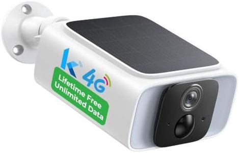 VSKY 4G LTE Cellular Security Camera with Lifetime Free Unlimited Data