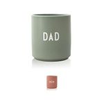 Design Letters Favourite Coffee Cup Dad | Fathers Day Mug | Dad Gifts | Dad Mug | Porcelain Coffee Mug with Engraved Letter | Presents for Dad | Tea Mug | Fathers Day from Daughter/Son, 250 Ml