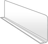 Clip Strip Shelf Dividers for Retail Stores - Lightweight, Clear Adhesive Mount 3" H x 11-9/16" L Corp., 20 mil Crystal Clear PVC, Retail Shelf Separator, Item SD-3012, Pack of 50