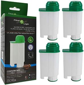 FilterLogic CFL-902B | Lot de 4 - Filtre à eau compatible avec Saeco Philips CA6702/10 CA6702/00 CA6702 Brita Intenza+ Cartouche filtrante pour machine à café et expresso automatique