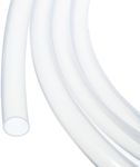 Rebower 10ft 1/2" ID x 9/16" OD Silicone Tubing Clear Industrial Plastic Tubing Pure Silicone Hoses for Pump Siphoning Draining Irrigation Brewing