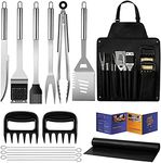 Yuanbigtai Stainless Steel BBQ Tool Set,Barbecue Grill Tool Set,BBQ Grill Kit,for Barbecue Indoor Outdoor,Party and Picnic.A Good Choice for Family Gatherings and Festival Celebrations.Great Gift