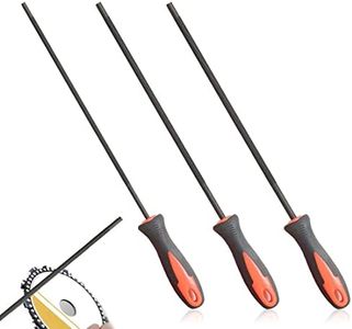 XPEX 3 PCS Lime tronconneuse,Lime Chaine tronconneuse,affutage Chaine de tronconneuse,avec poignée, Facile à Tenir, il Existe 3 Tailles de 4,0 mm, 4,8 mm, 5,5 mm, adaptées à la tronçonneuse (B)