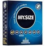 My Size Condoms 47mm x3 Slim Trim Small Condoms (German Engineering at its Best)