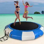 TONKOUM 10 Ft Lake Trampoline Bounc