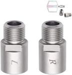 Bicycle Pedal Extensions, Bicycle Pedal Extender, Extended Foot Pedal Extenders, Bicycle Pedal Spacer with L and R, Pedal Spacer Pedal Extension, Suitable for Mountain Bikes Pedals