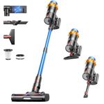 Cordless Vacuum Cleaner, 550W 45kpa 70mins Vacuum Cleaners for Home, Self-Standing, Stick Vacuum with Aromatherapy, Anti-Tangle Brush, Wall Mount Charging, for Hardwood Floor/Carpet/Pet Hair