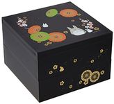 Studio Ghibli - My Neighbor Totoro - Totoro, Skater Traditional Japanese Lacquer Ware - 2 Tier Bento Box