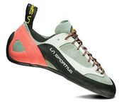 La Sportiva Finale Women's Climbing Shoe, Grey/Coral, 33