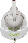 Personalized Light up Firefighter Helmet with Sound White