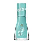 Sally Hansen - Insta-Dri® Nail Polish - Sesame Street Collection, 3-in-1 formula with built-in base and top coat. 1 Stroke, 1 Coat Done. Dries in 60 seconds - Turquesa Brillante - 127