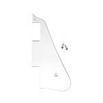 Musiclily LP Guitar Pickguard for China Made Epiphone Les Paul Standard Modern Style Electric Guitar, 1Ply Silver Mirror Acrylic