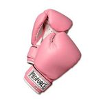 ProForce Leatherette Boxing Gloves with White Palm - Pink - 16 oz.