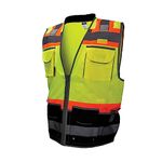 Radians Class 2 Heavy Woven Color Blocked Two Tone Engineer Vest