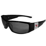 NFL Siskiyou Sports Fan Shop Kansas City Chiefs Chrome Wrap Sunglasses One Size Black