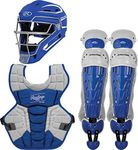 Rawlings | Velo 2.0 Baseball Catcher's Set | NOCSAE Certified | Youth Ages 12 and Under |Royal/White