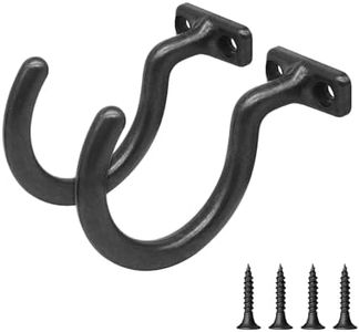 MoyanSuper 2pcs Billiards Bridge Hook with 4 Mounting Screws, Pool Ball Rack Hook for Pool Table Accessories Storage, Great for Pool Cues Bridge Sticks, Pool Ball Triangle Rack and More