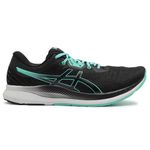 ASICS Mens EZERIDE Black/Aurora Green Running Shoes