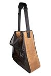 Earth Biome Large Size Waxed Canvas and Mesh Foraging bag for Fruit Picking, Foraging and Farmers Market (Carob Color)