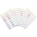 64pcs Baby Bottle Labels for Daycare,Waterproof Name Labels for Kids,Self-Laminating Write-On Waterproof Dishwasher Safe Self-Adhesive Label Stickers for School,Home Kitchen,Office Supplies