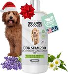 USDA Organic Dog Shampoo, Conditioner & Detangler - Best Shampoo for Goldendoodles, Poodles & Doodles - for Matted Pet Hair - Sensitive Skin Shampoo for Puppies - Made in The USA, 16OZ (Unscented)