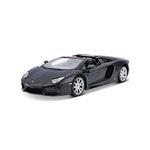 Maisto M31504B 1:24 Dull Black Lamborghini Aventador Roadster