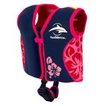 Konfidence Swim Jacket - Premium Swim Vest with Removeable Safety Strap for Kids| Adjustable Buoyancy | UKCA & CE Compliant | Swim School Approved (Oahu, Small)
