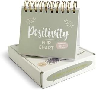 Positivity Motivational Weekly Calendar, Inspirational Gifts for Women, Daily Flip Desk Inspirational Quotes to Motivate Yourself & Brighten Your Day, Desk Decor Office Gift for Coworkers