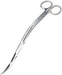 VORESTIC Long Aquarium Scissors for Plants 9.8 inches, Aquascaping Scissors, Aquarium Plant Trimmer, Aquascape Tools, Terrarium Tools for Plants (1 Pc Wave)