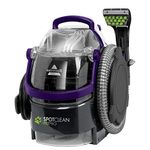 BISSELL SpotClean Pet Pro | 750W Portable Carpet Cleaner | Removes Spills, Stains and Pet Messes | includes Pet Stain Trapper Tool | Cleans Carpets, Upholstery & Car | 15588 | 2.8L | Black/Purple