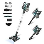 Diyuto Cordless Vacuum Cleaner, Vacuum Cleaner with Water Tank—Vacuum & Mop 2 in 1 Step, 33Kpa/400W Powerful Suction, 40-Min Long Runtime, 6-layer Filter with 4 HEPA, Ultra-Quiet & Lightweight