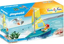 Playmobil 70438 Family Fun Beach Hotel Sailboat, for Children Ages 4+, Fun Imaginative Role-Play, PlaySets Suitable for Children Ages 4+