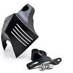 Motorcycles Black Big Twin Horn Cover Stock Cowbell Horns For Harley Dyna Softail Sportster Electra Road King Street Tour Glide