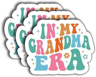 (3Pcs) in My Grandma Era Sticker, Grandma Era Decorate Books Laptop Phone, Water Bottles Kindles Stickers, Tumbler Sticker Waterproof Vinyl Decorate Sticker 3" Inch