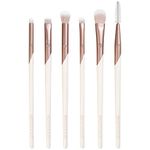 EcoTools Luxe Exquisite Professional Eye Makeup Brush Kit, For Eyeshadow, Eyeliner, and Brow Makeup, Eyeshadow Brush Set, Eco-Friendly Makeup Tools, 6 Piece Set