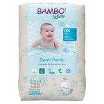 Bambo Nature Premium Swim Nappy Pants | Small Size 7-12 kg | Disposable & Eco-Labelled | Perfect Swimming Nappies for Water Activities | Swim Nappies for Babies