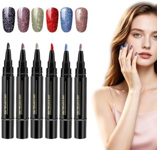 Gel Nail Polish Pen Set, 3-in-1, 3/6/12/18 Colors for DIY Nail Art Home Use