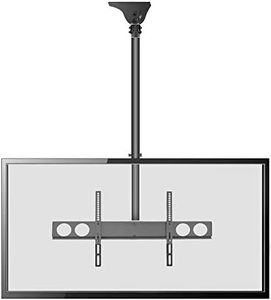 Pyle Adjustable Height TV Ceiling Mount-Tilting Vertical VESA Universal Monitor Mounting Bracket w/ Telescoping Arm, holds 37 to 70 Inch HDTV, LED, Flat Screen Television Up to 50KG or 110lbs PCTVM18