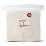 MUJI Makeup Facial Soft Cut Cotton Unbleached 60x50 mm 140pcs