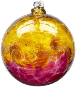 Kitras 6-Inch Van Glow Ball, Gold/Pink