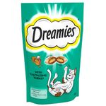 Dreamies Cat Treats, Tasty Snacks with Tempting Turkey, 8 Pouches of 60 g