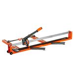 TILER 40 Inch Manual Tile Cutter, Professional Porcelain Ceramic Tile Cutter All-Iron Frame with Adjustable Laser Guide, Tungsten Carbide Cutting Wheel, Dual Rugged Iron Rails 8102G-2G