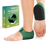 Plantar Fasciitis Heel Protector for Shoes - Welnove Anti Slip Heel Cups for Women Men Heels Spur Pain Relief - Heel Inserts Pads for Achilles Tendonitis Dry Cracked Heel Support Cushion (Size L)