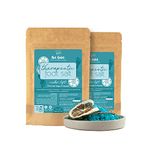 Nat Habit Fresh Cedar Lift Foot Salt, Therapeutic Grade Epsom Salt, Himalayan Pink Salt, Essential Oils, Softens Feet & Ankles, Relieves Tiredness, Pain | Pedicure Foot Soak, Aromatherapy | Pack of 2